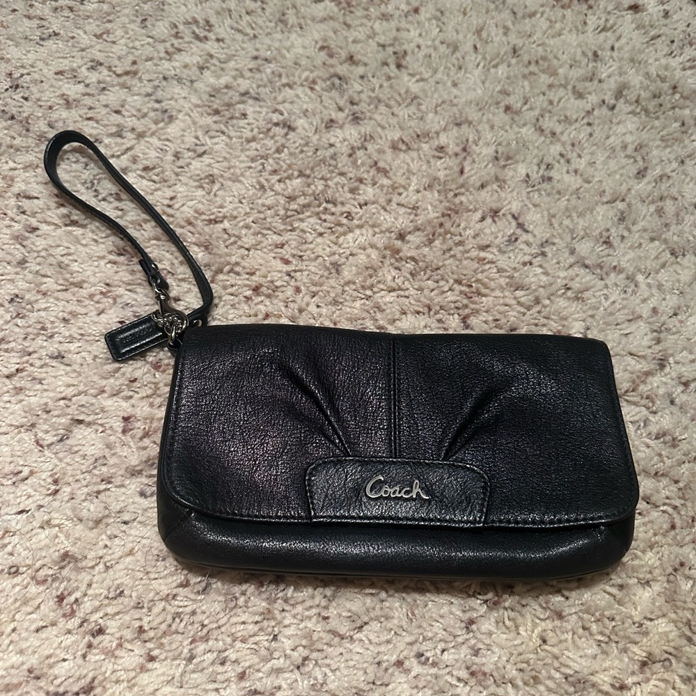 Coach larger wristlet